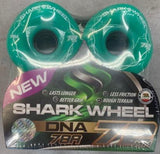72MM Shark Wheels Green Opaque